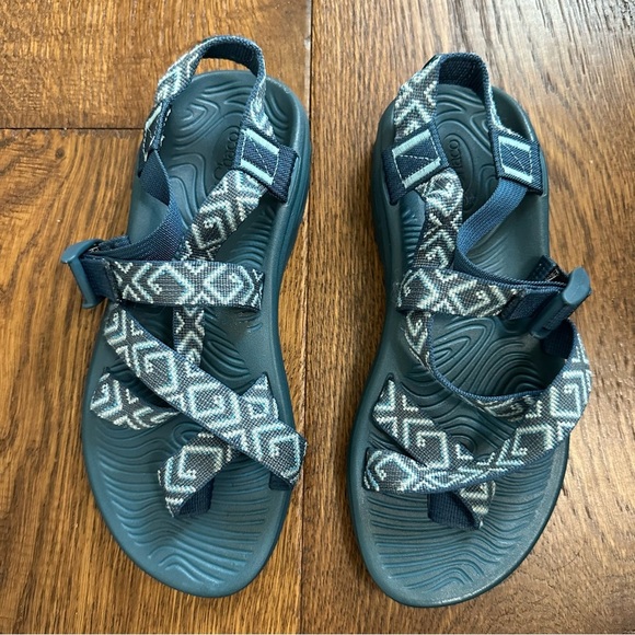 Chacos Zvolv Sport Sandal Blue Size 8 Womens - Picture 2 of 6